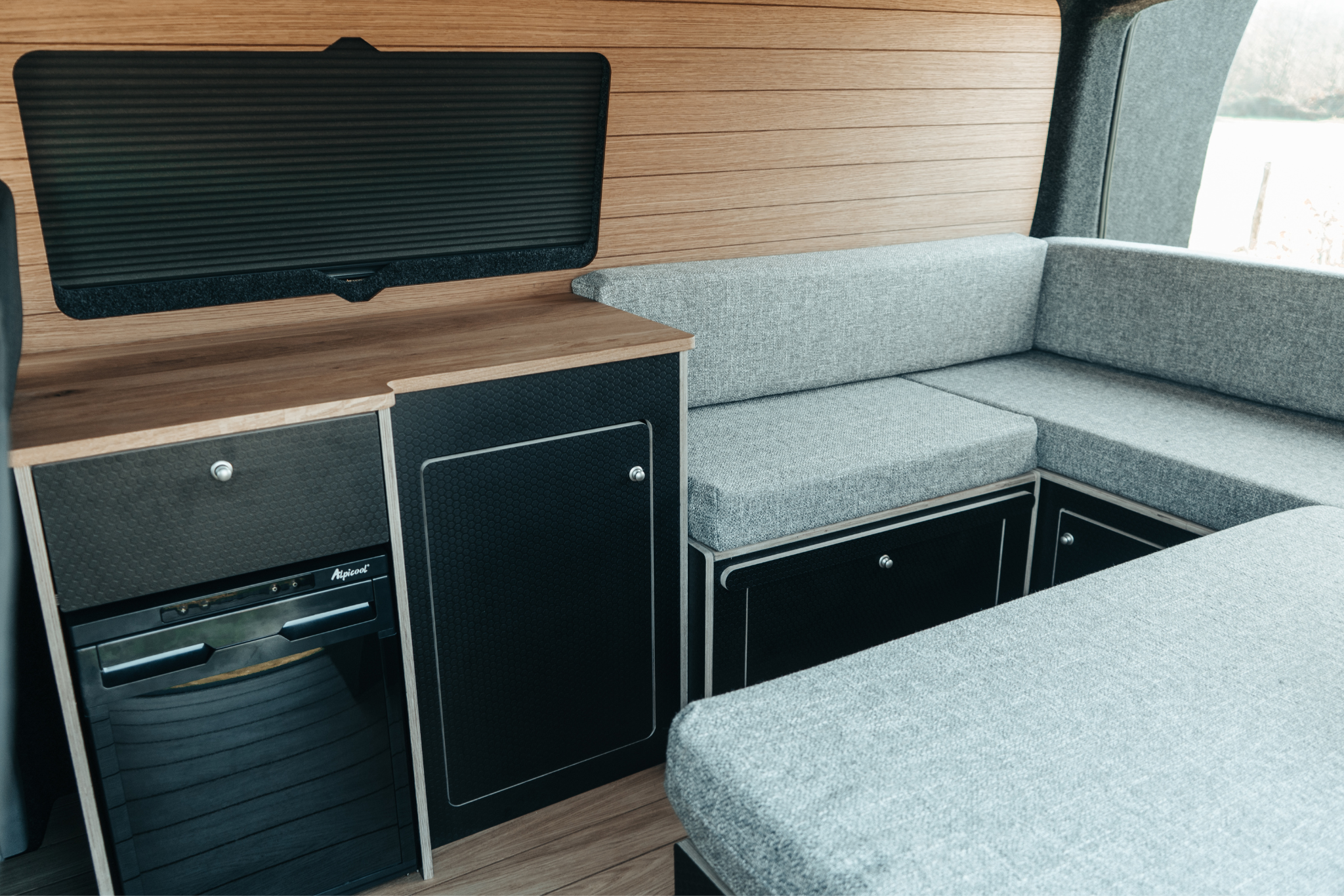 U-Shaped Campervan Interior Ford Transit Custom MK1