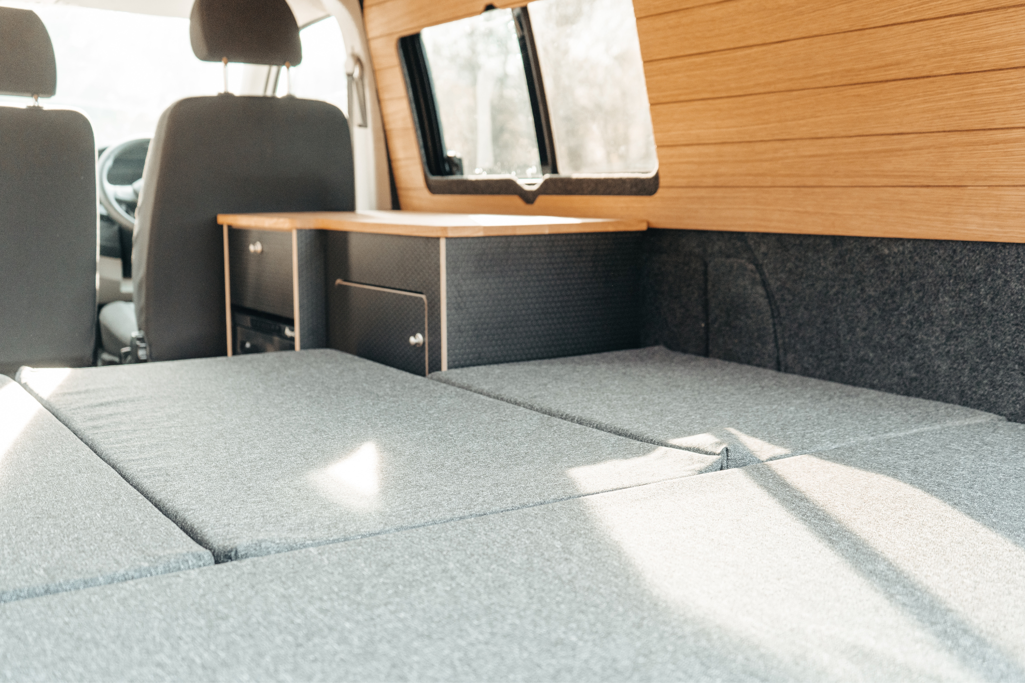 U-Shaped Campervan Interior Ford Transit Custom MK1