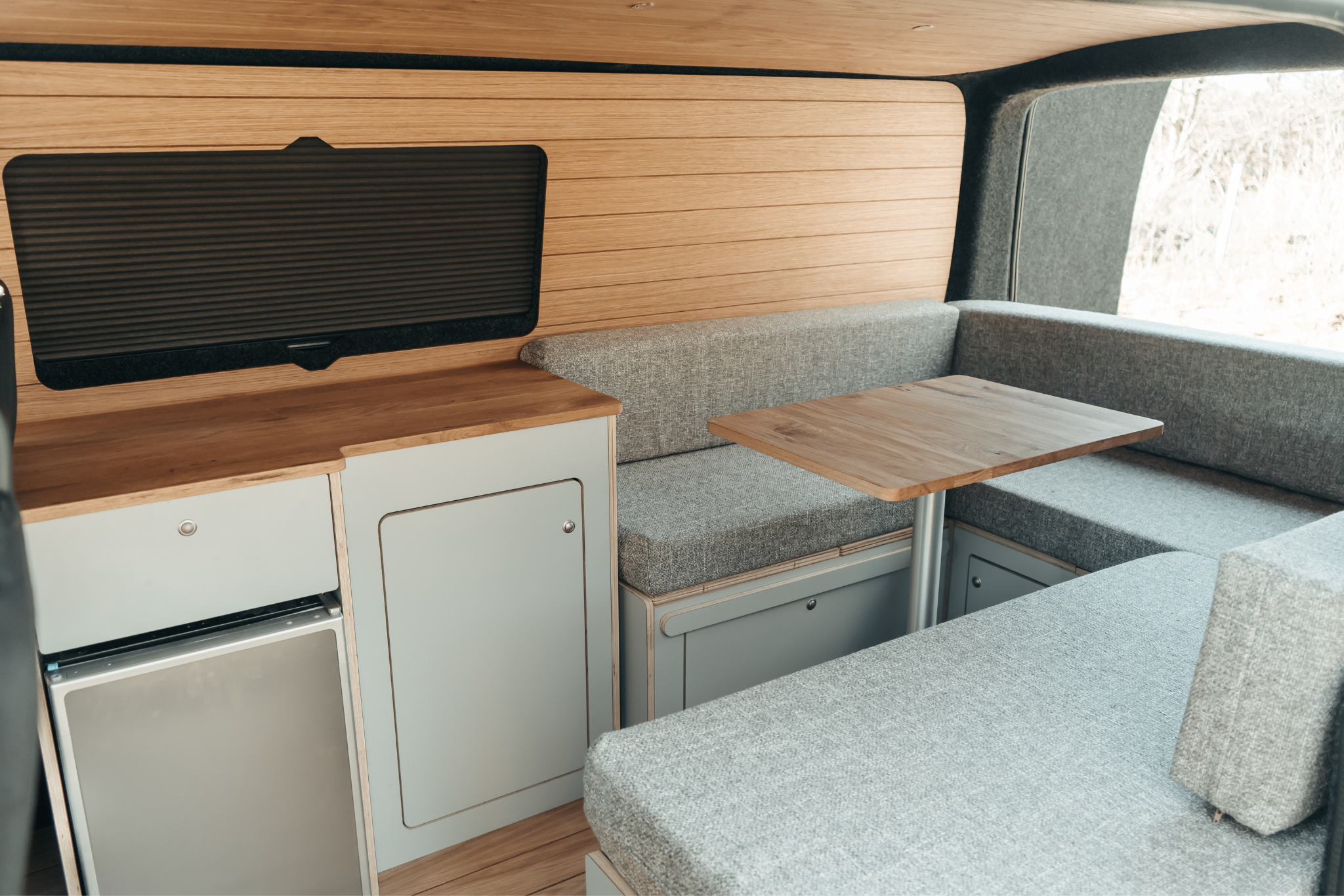 U Shaped Campervan Interior