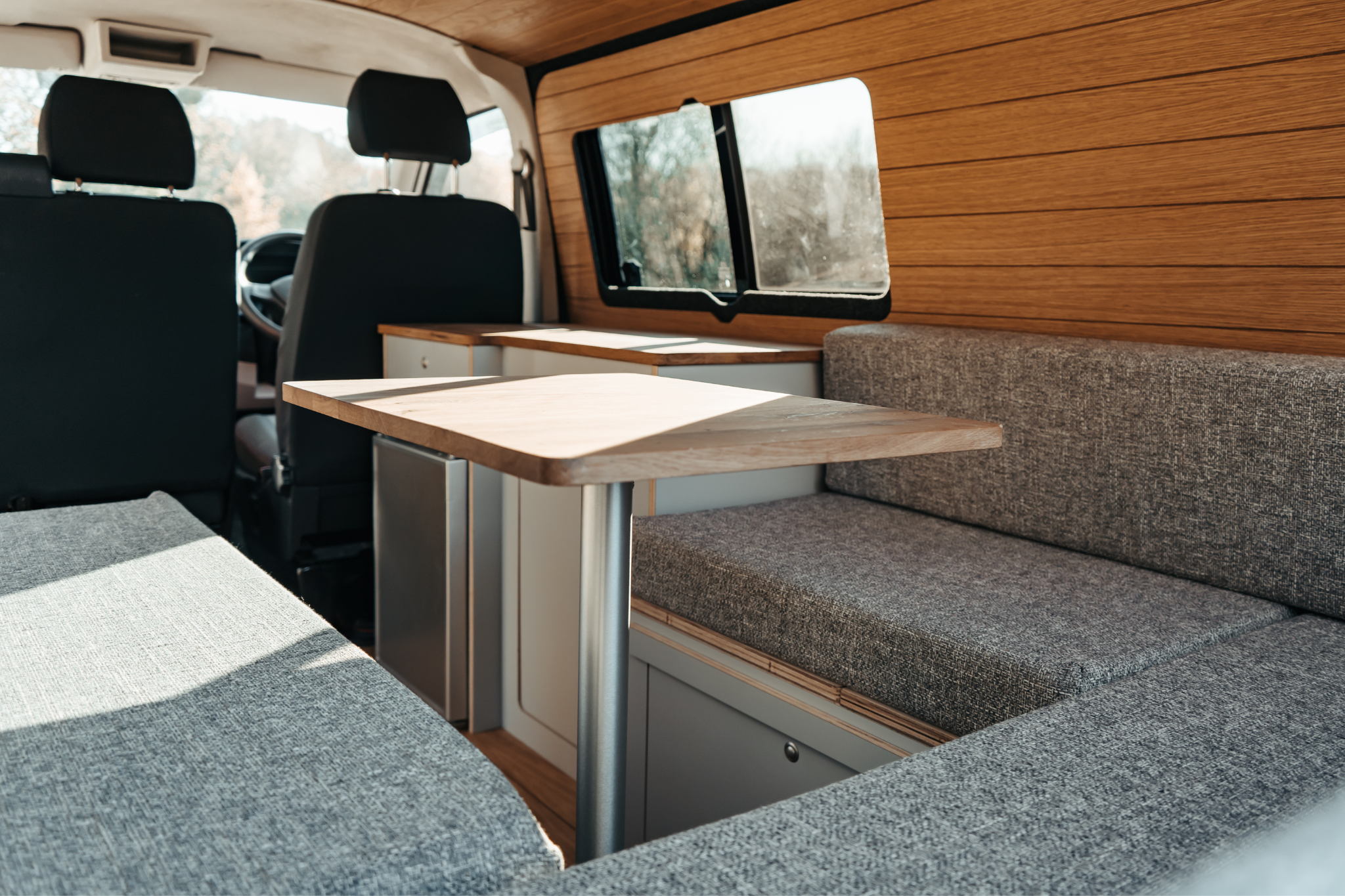U Shaped Campervan Interior