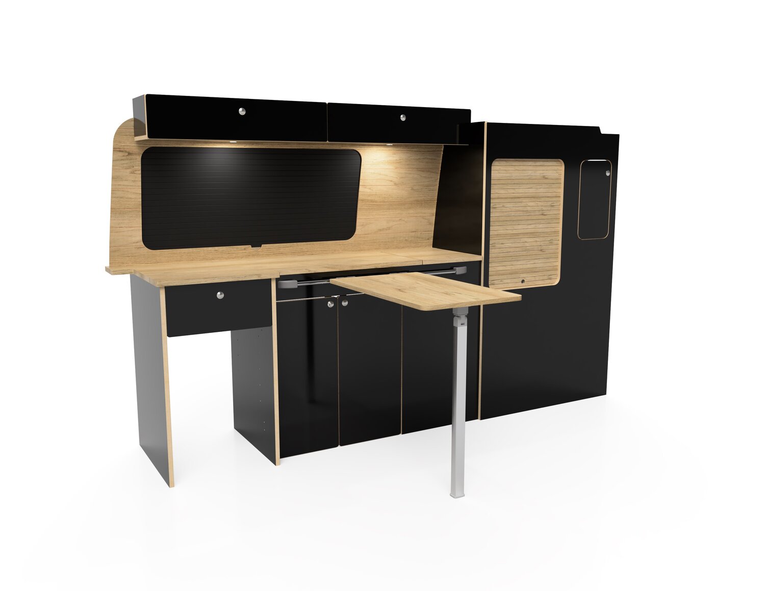 VW T5/T6 Slimline Campervan Kitchen Interior Unit