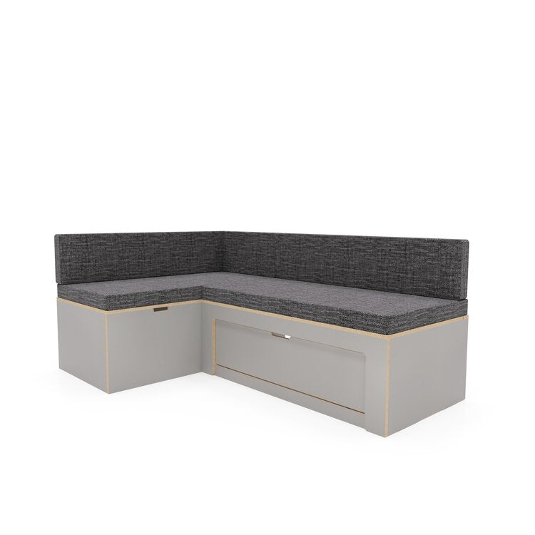 Low Height Laminated L Shaped Universal Bed