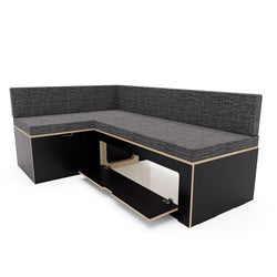 Laminated L Shaped Universal Bed