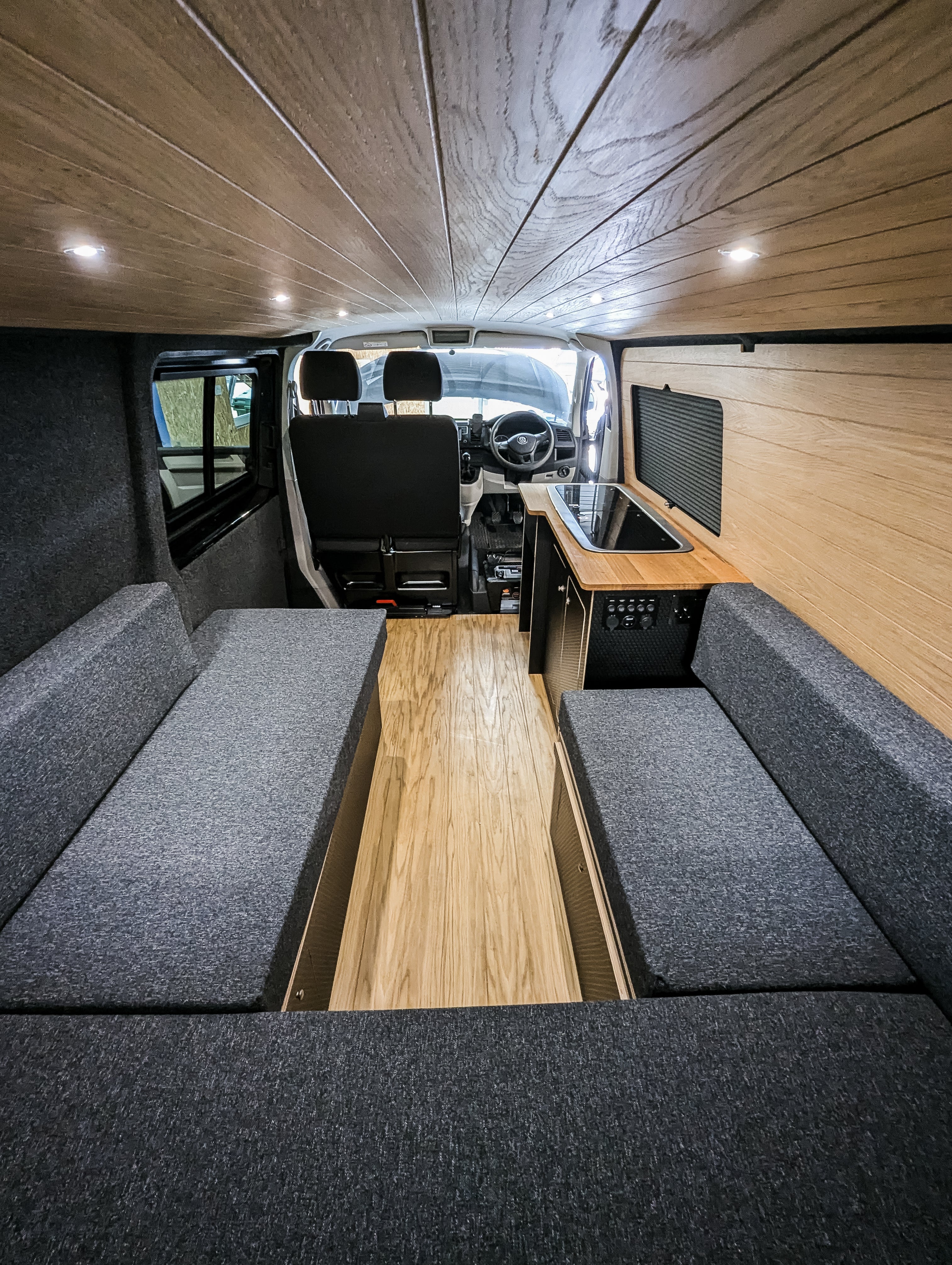 U Shaped Campervan Interior