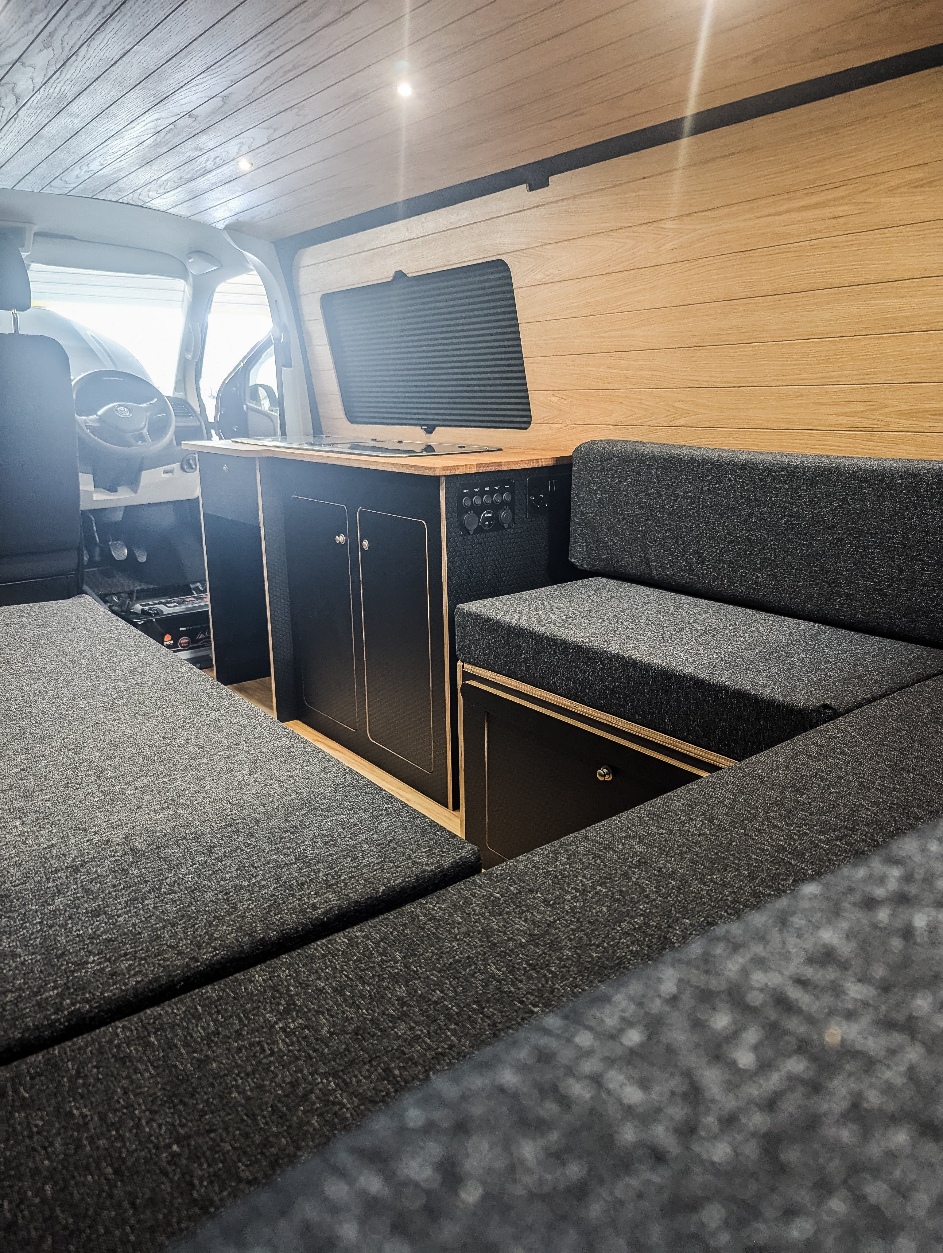 U-Shaped Campervan Interior Ford Transit Custom MK1