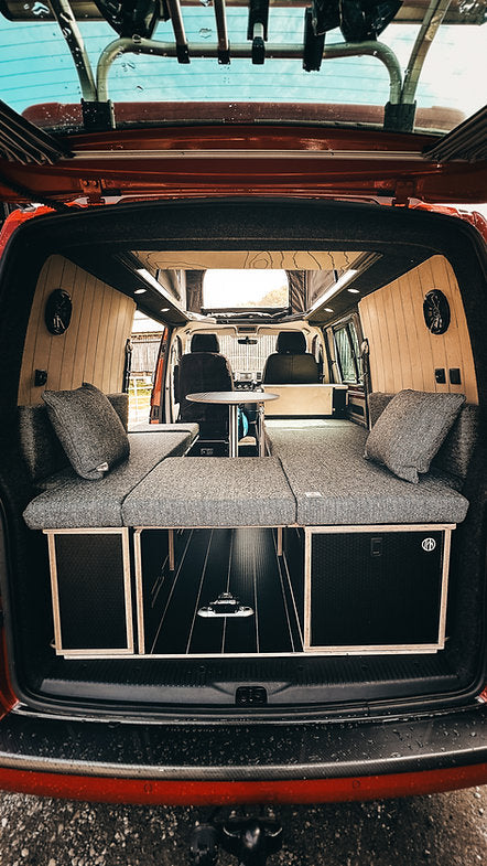 SCHIEHALLION: Bed built with storage at the forefront