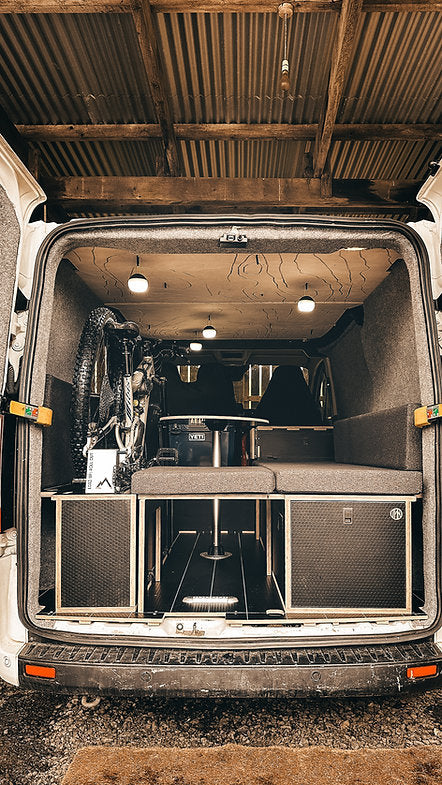 SCHIEHALLION: Bed built with storage at the forefront