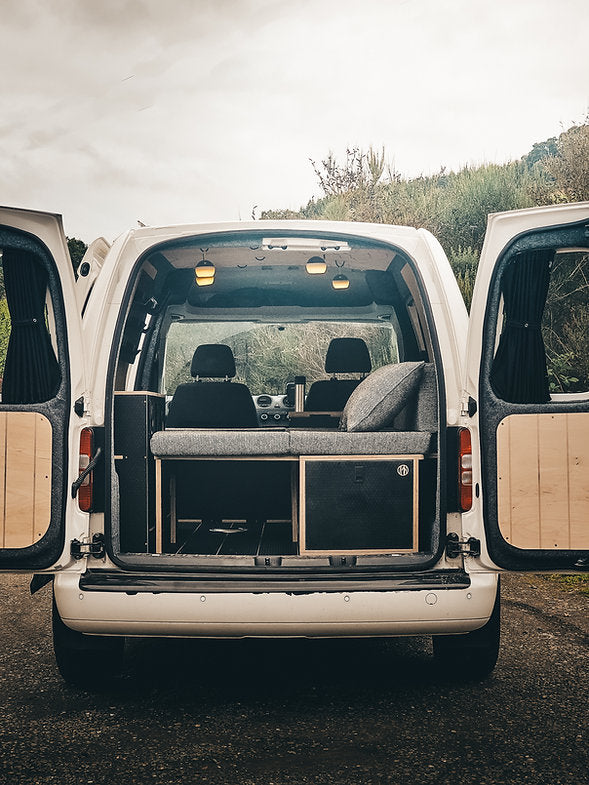 SCHIEHALLION: Bed built with storage at the forefront
