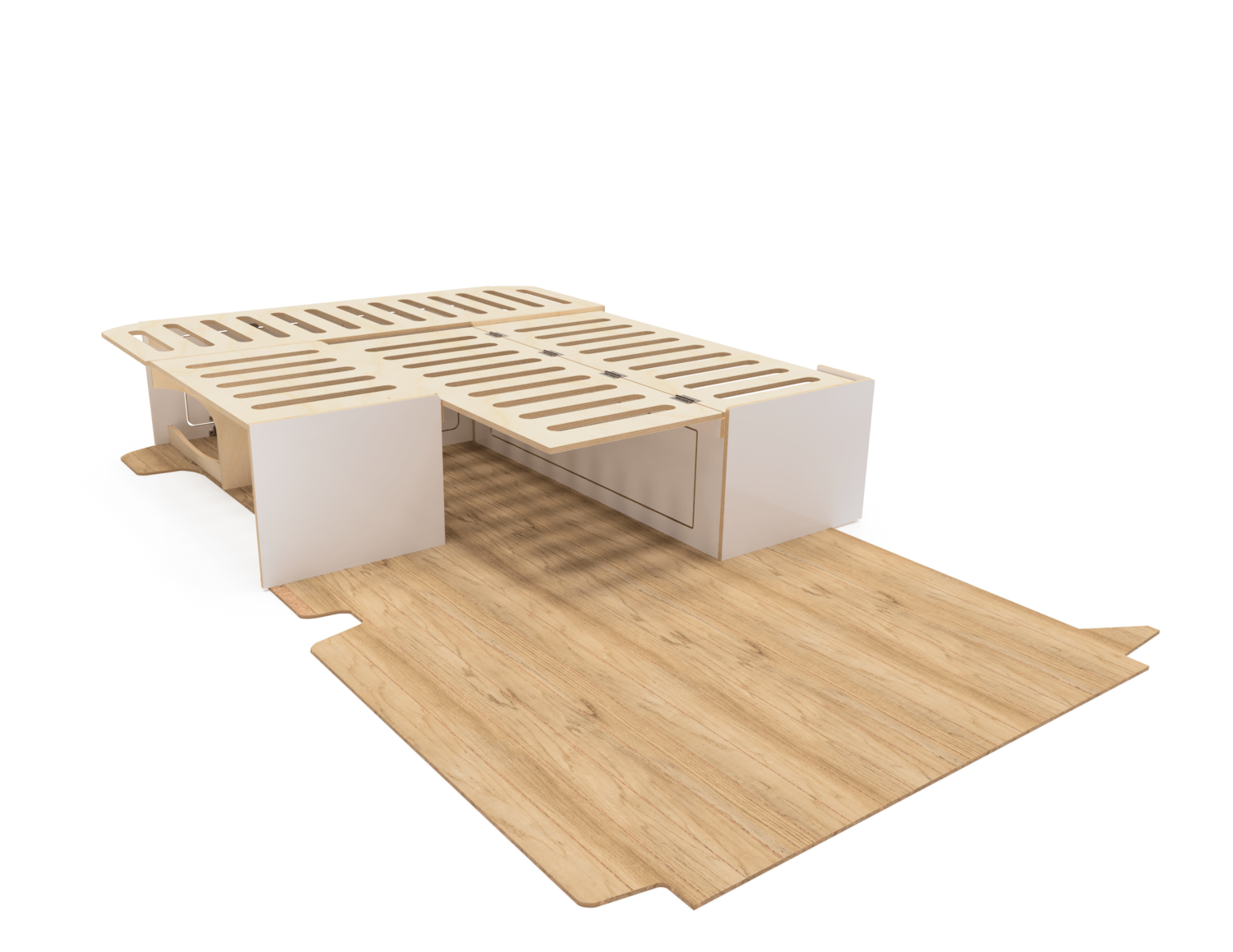 U Shaped Campervan Interior